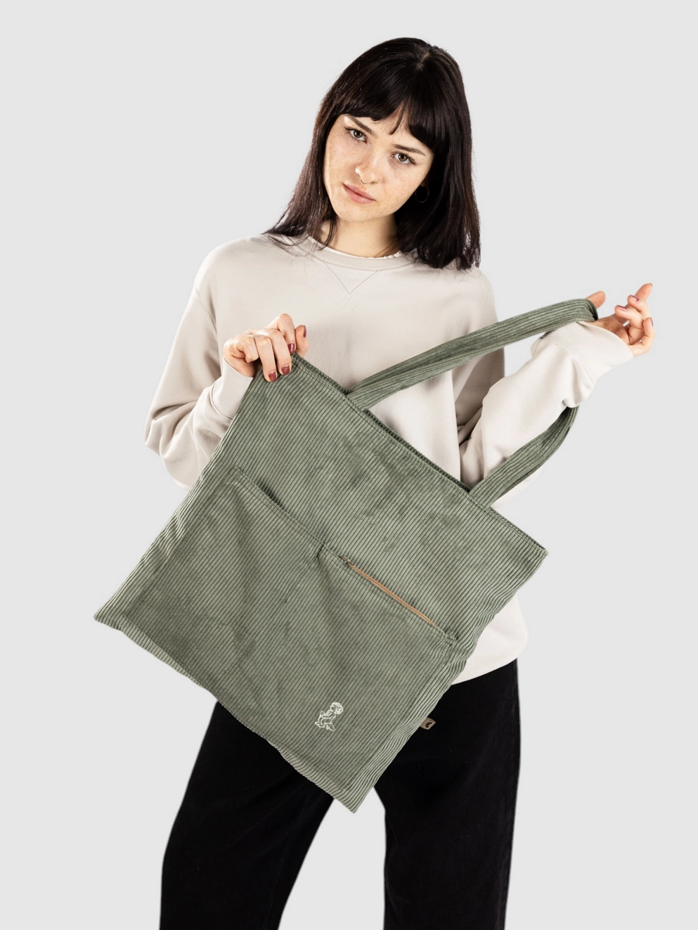 Ementa SB CMon Ikon Cord Tote Bag green