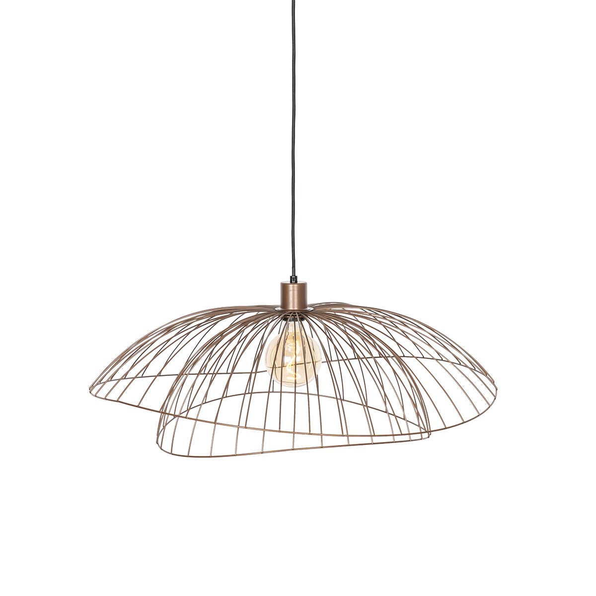 Design hanglamp donkerbrons 66 cm - Pua