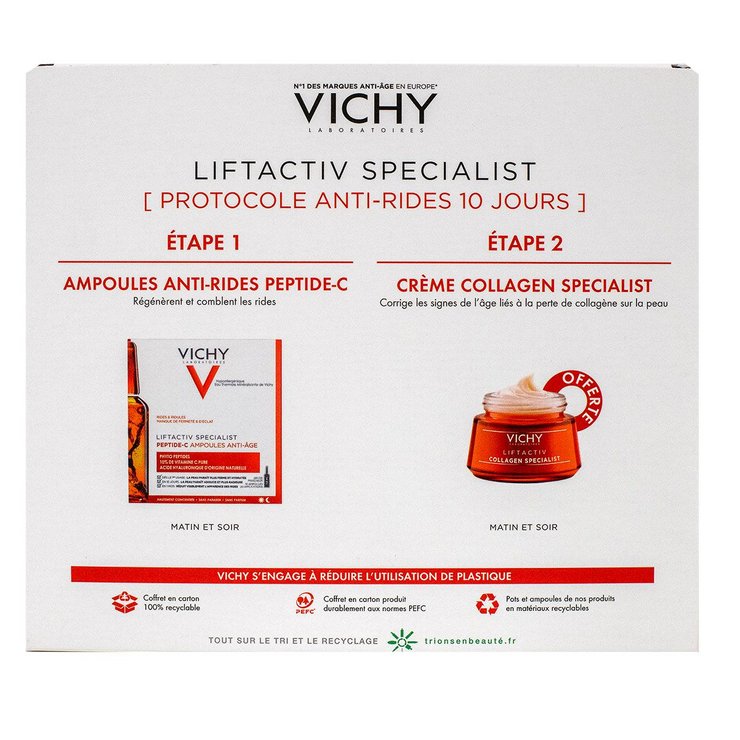 Liftactiv Specialist 10 ampoules anti-âge + crème offerte