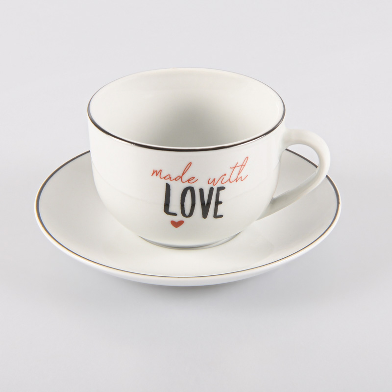 Tasse et sous-tasse 'Friendly'