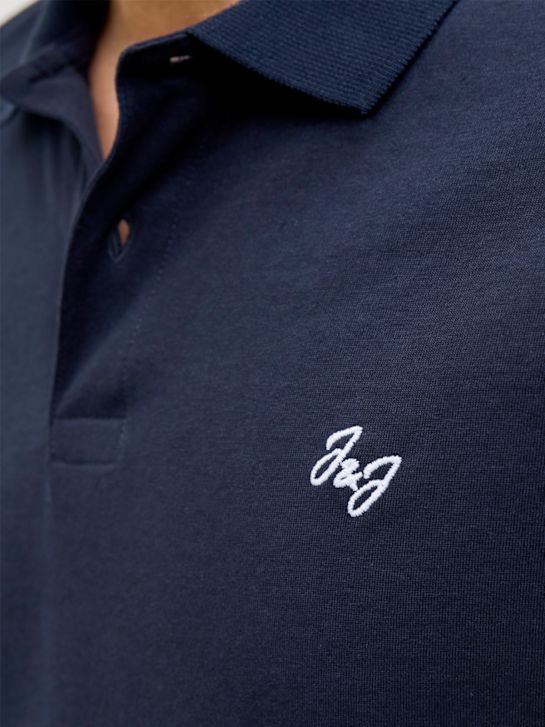 JACK & JONES Polo-Shirt Blau