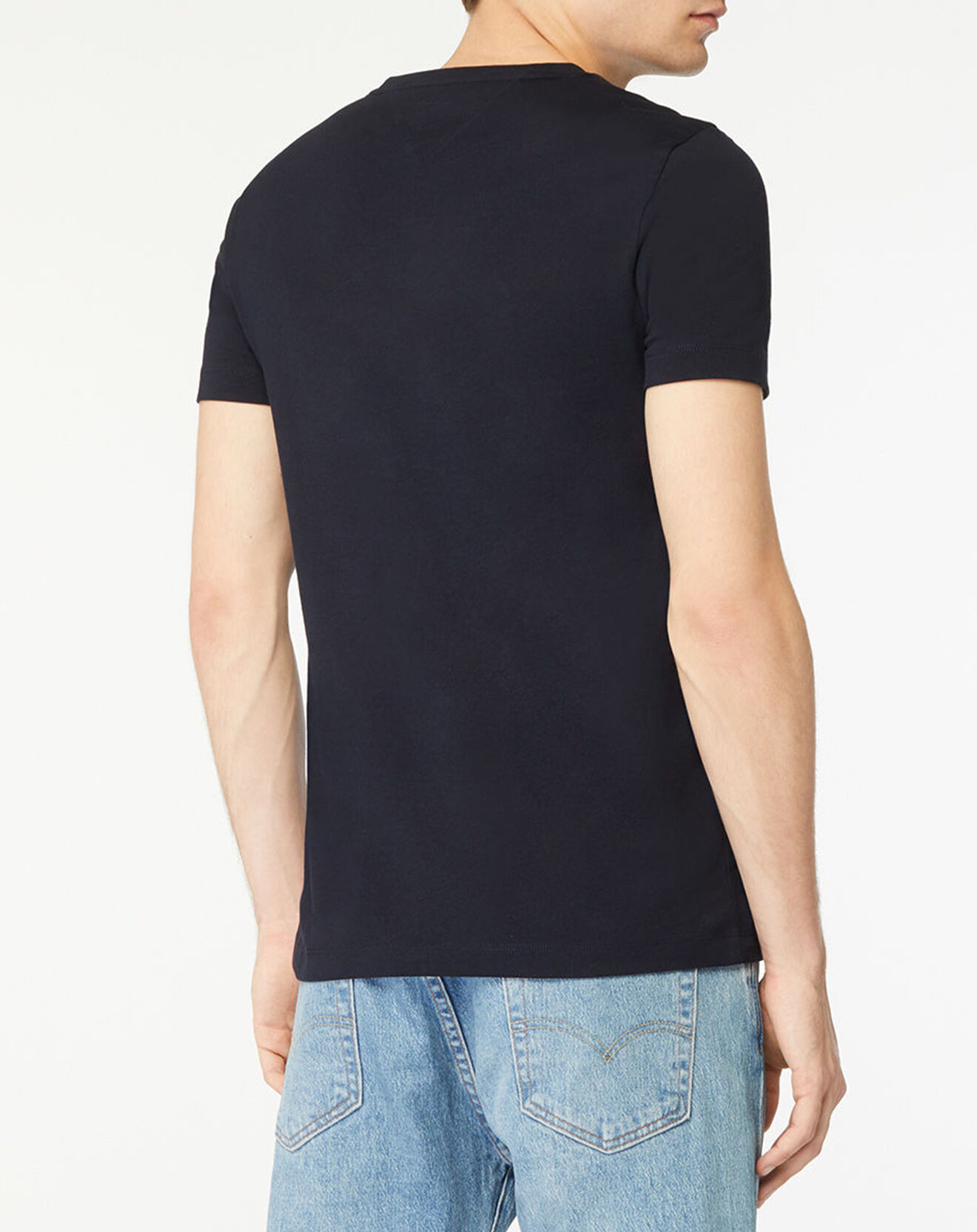 Tommy Hilfiger T-Shirt Square Logo bleu marine