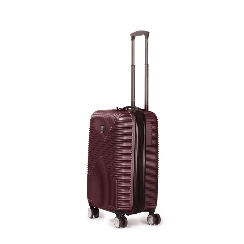 Lot de 3 valises rigides Takai Extensibles 55, 67 et 77 cm Burgundy