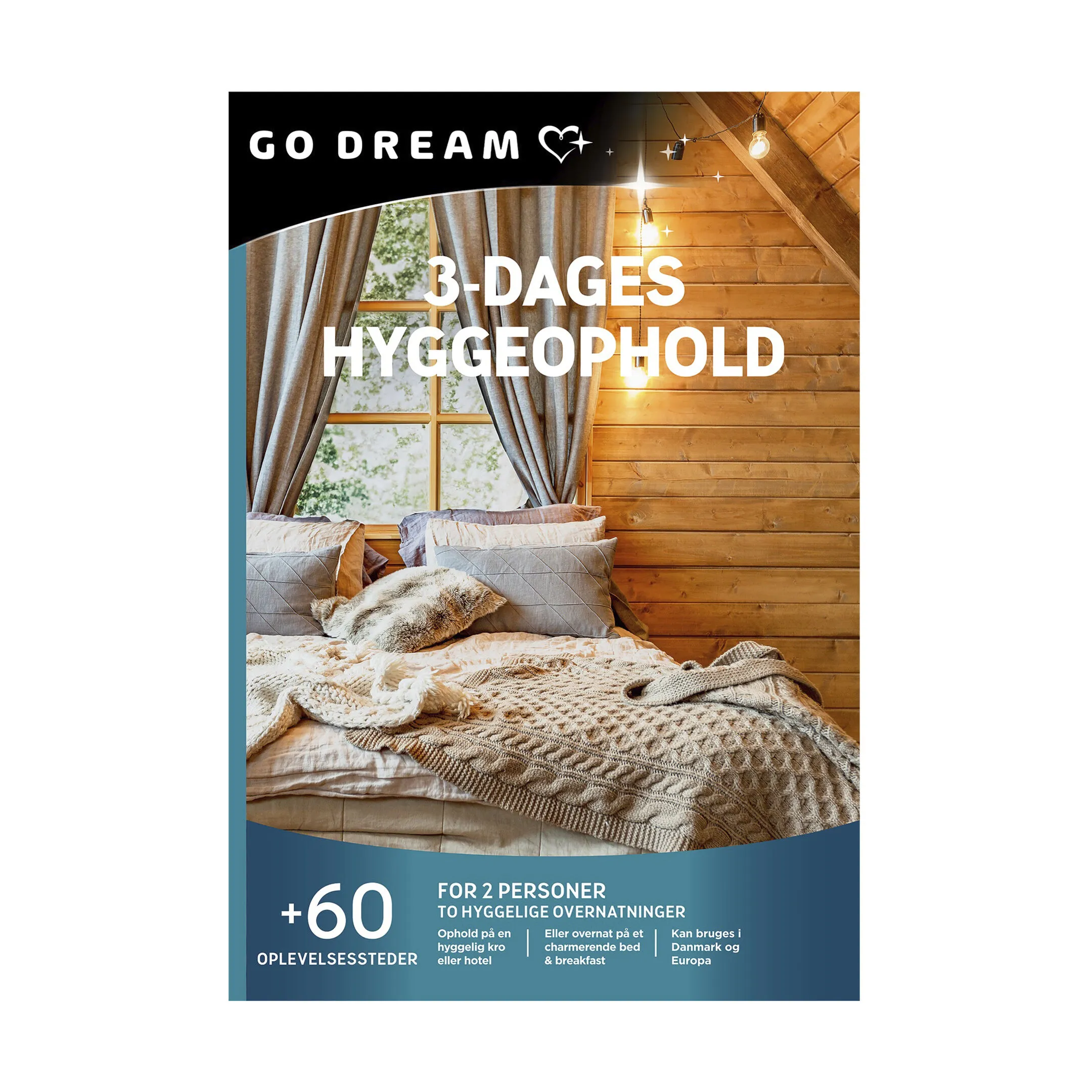 GO DREAM Gavekort - 3-dages hyggeophold