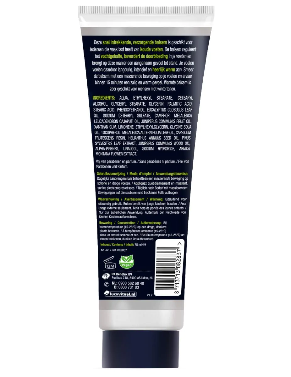 Voeten Warmte balsem 75 ml