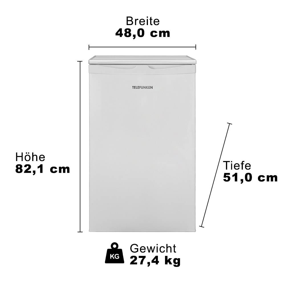 Telefunken CF-34-101-W T-Gefrierschrank, weiß