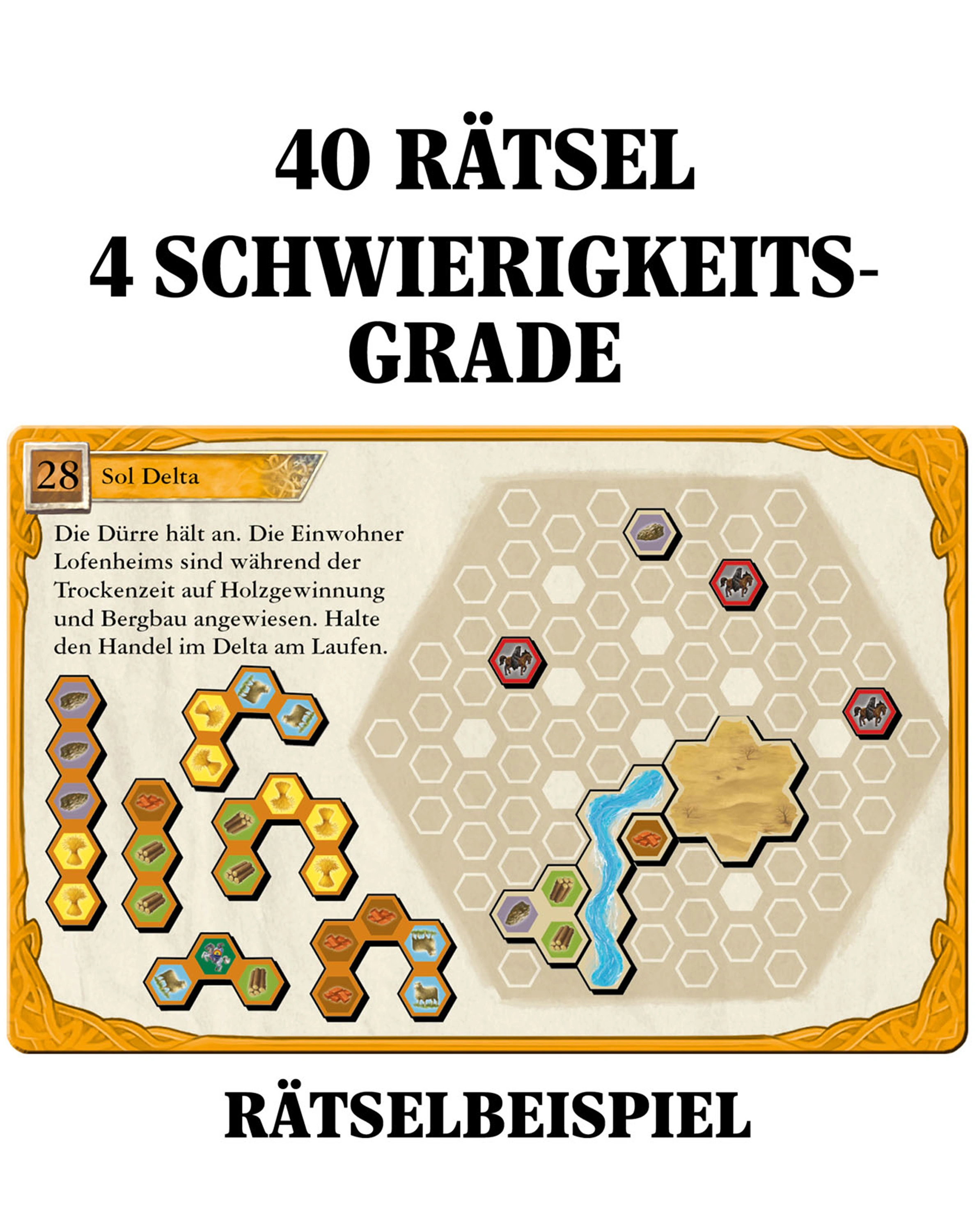 Gesellschaftsspiel CATAN - LOGIK RÄTSEL