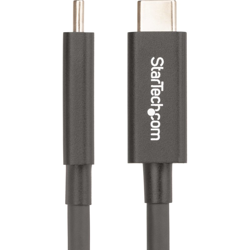 StarTech.com A40G2MB-TB4-CABLE Câble Thunderbolt 2 m 40 Gbit/s Noir