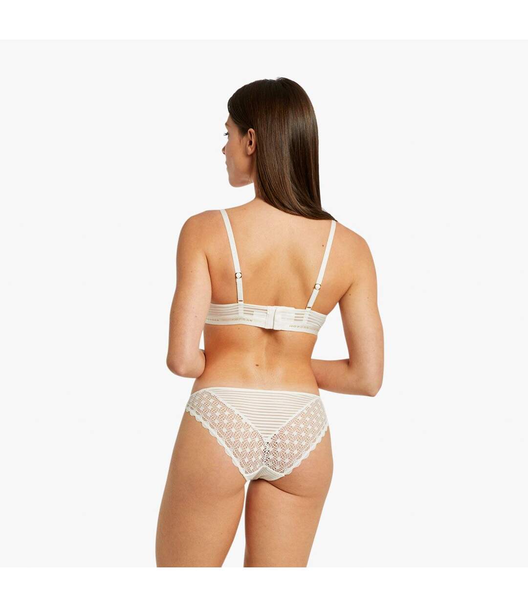 Soutien-gorge ampliforme coque moulée ivoire Lily