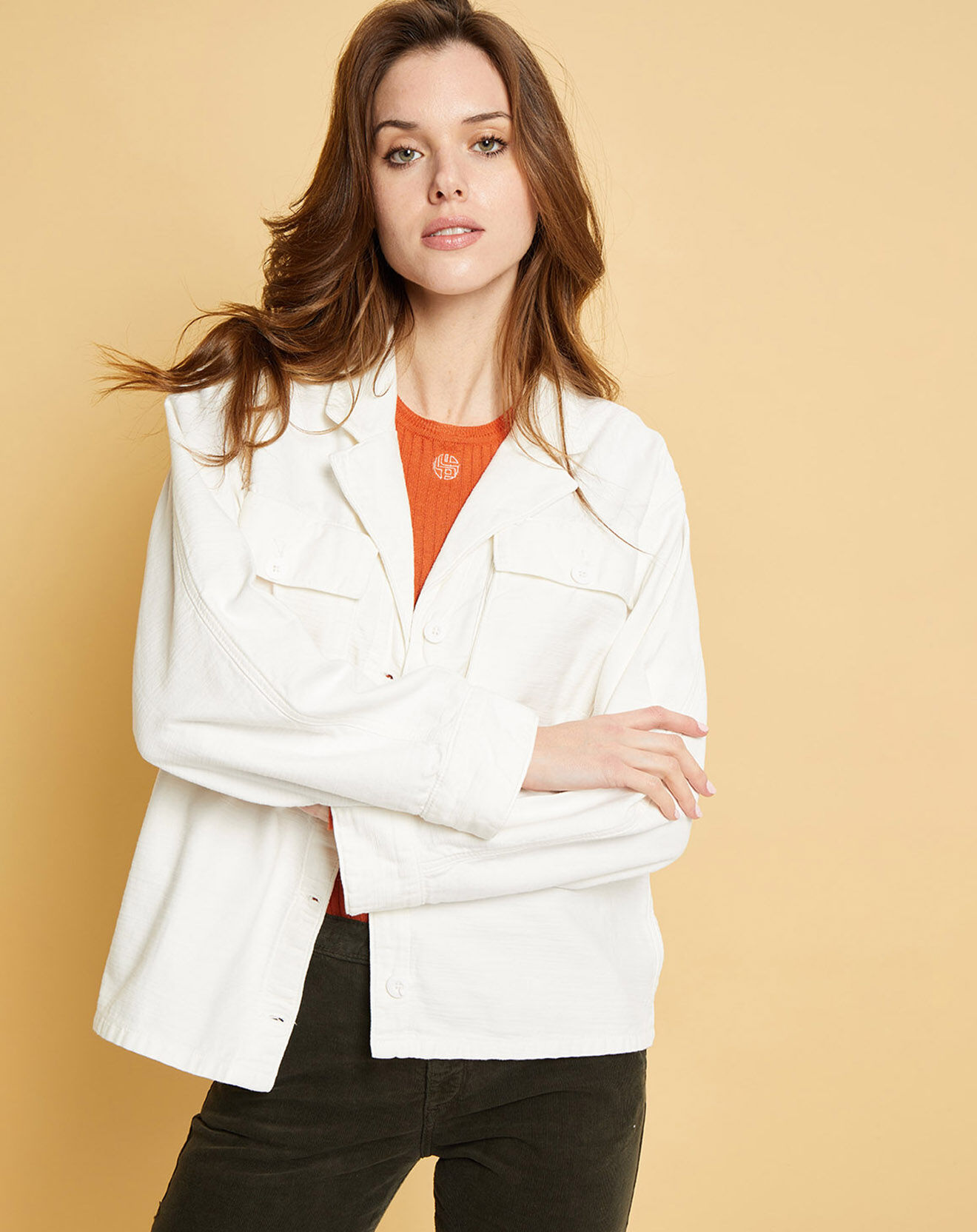 Acquaverde Veste Gabardine Ashley blanche