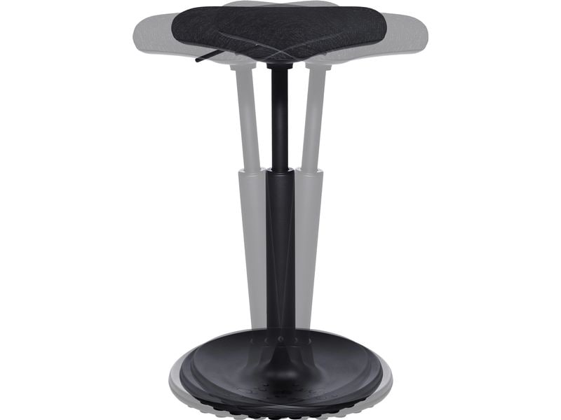 Topstar Hocker Sitness H1, Schwarz Sitz-/Stehhilfe für bewegliches und aktiv dynamisches Sitzen bzw. Stehen