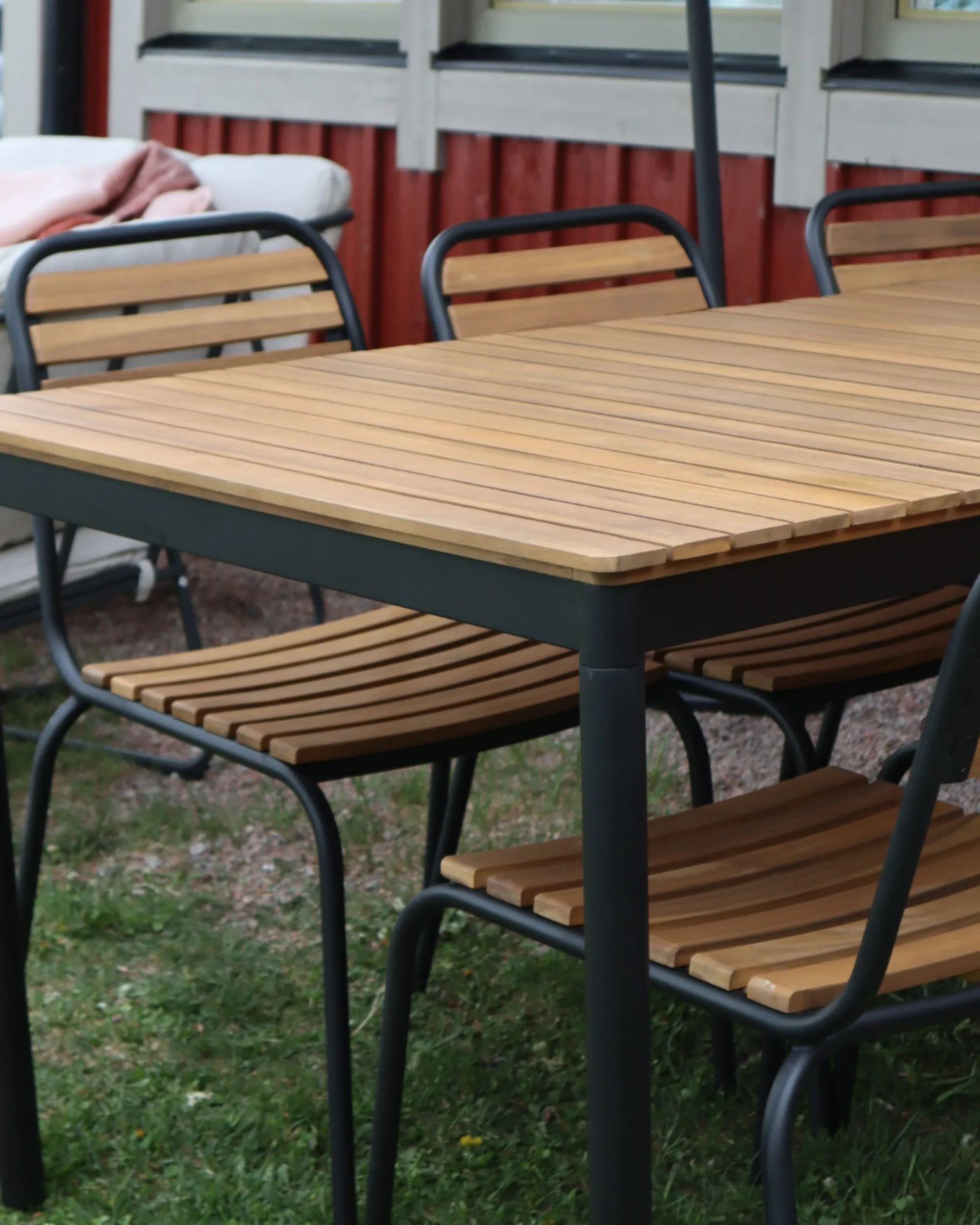 Tuin eettafel VALLESE 180 cm 90 cm Acaciahout Bruin