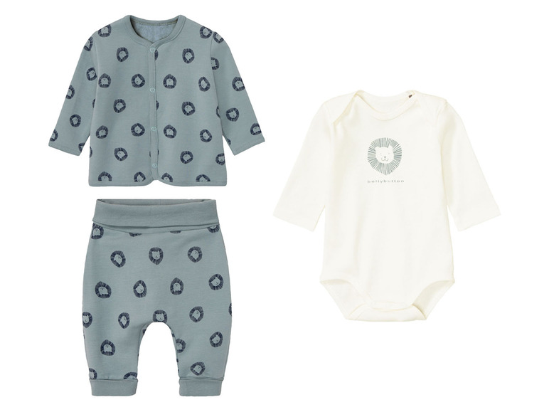 Baby meisjes / jongens cadeauset, met bio-katoen