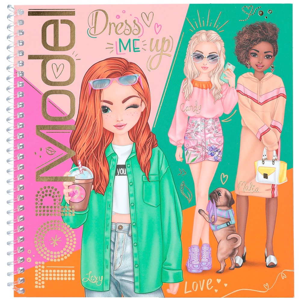 TOPModel Anzieh-Stickerbuch