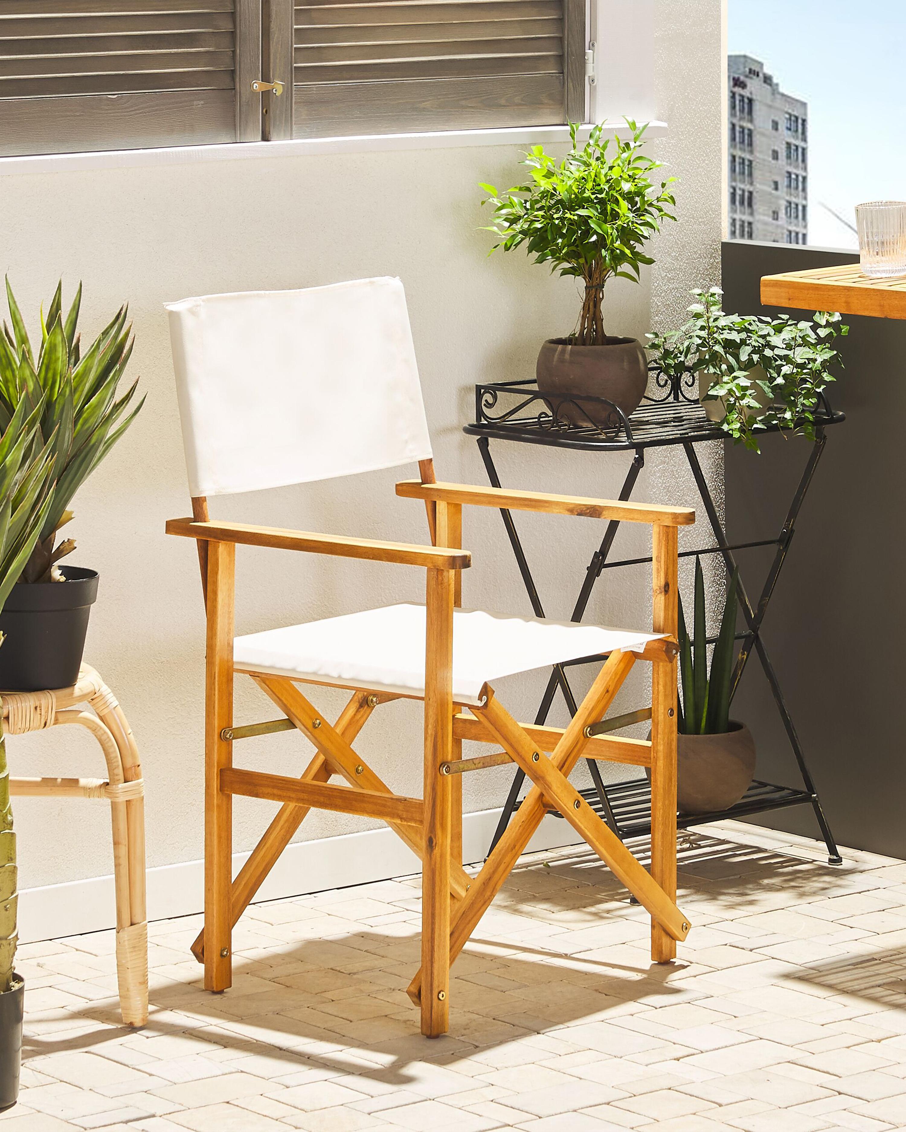 Set van 2 tuinstoelen CINE Acaciahout Groen