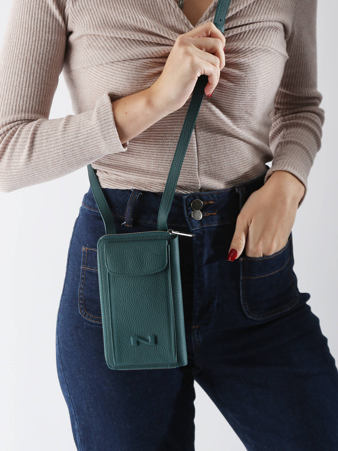 Etui tlphone Pocket cuir NATHAN BAUME