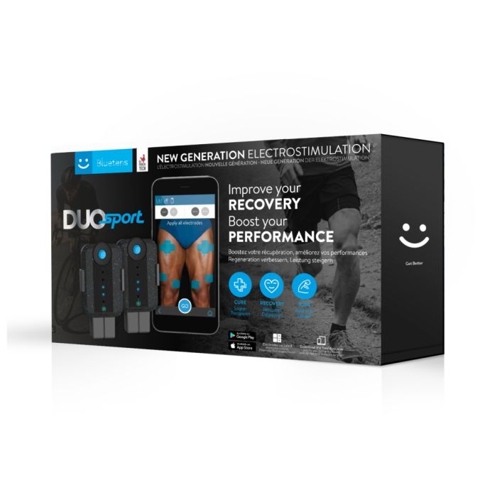 Bluetens Unisex Velvære og massage Duo Sport Sort