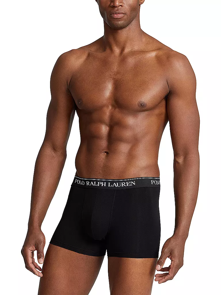 POLO RALPH LAUREN Pants 5-er Pkg gemustert schwarz