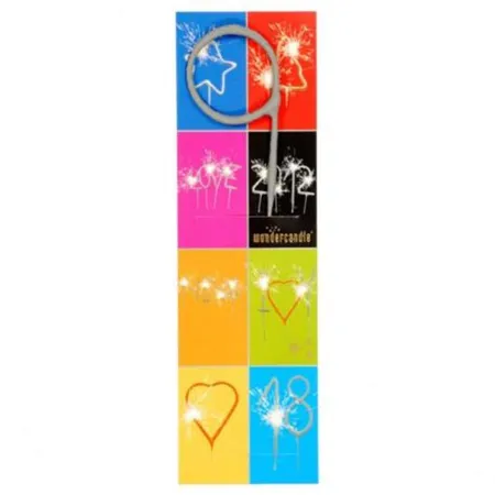 wondercandle Wunderkerze Zahl 9