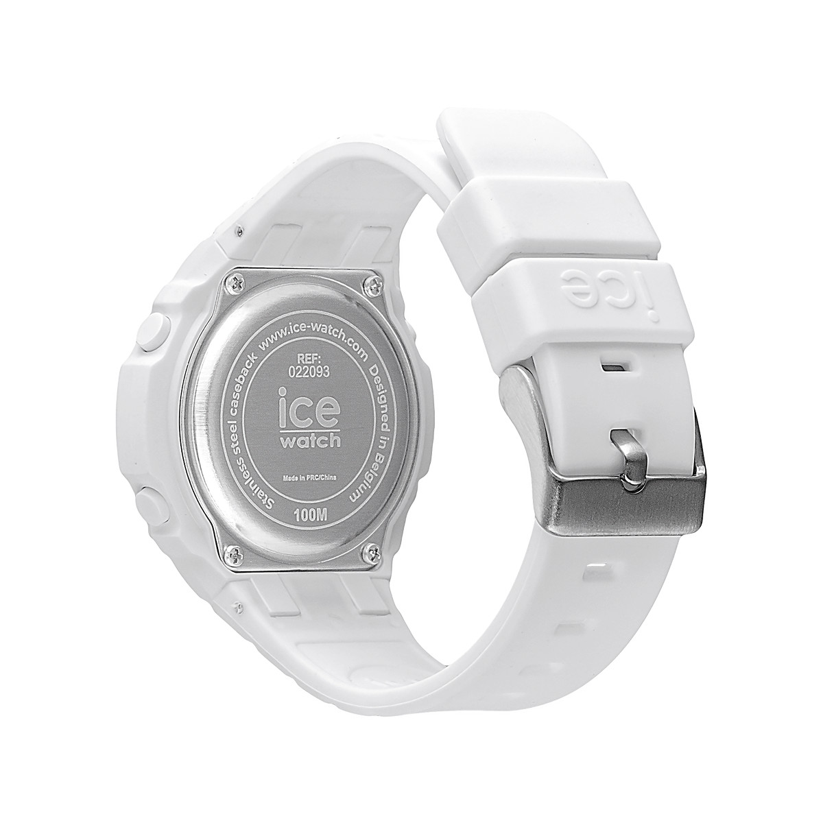 Montre ICE WATCH ice digit ultra femme bracelet silicone blanc