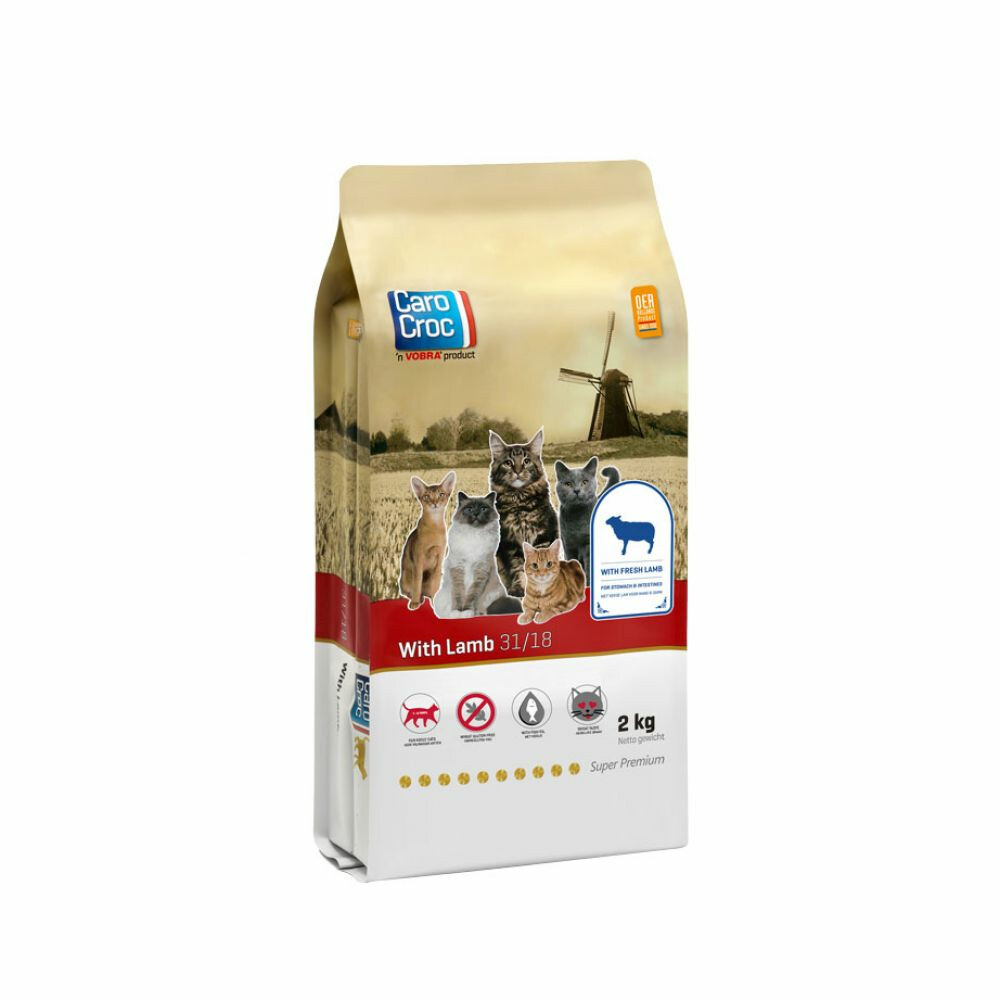 CaroCroc Kattenvoer 31/18 Lam2 kg