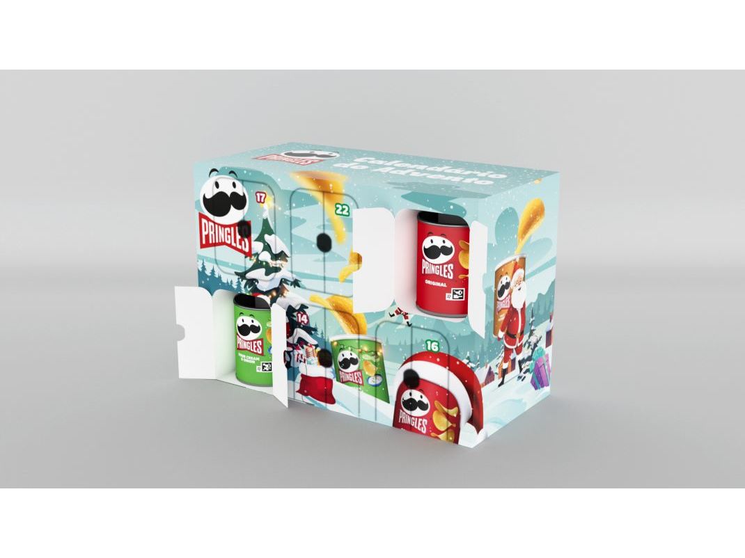 BATATAS FRITAS SABORES PRINGLES ADVENTO 480G