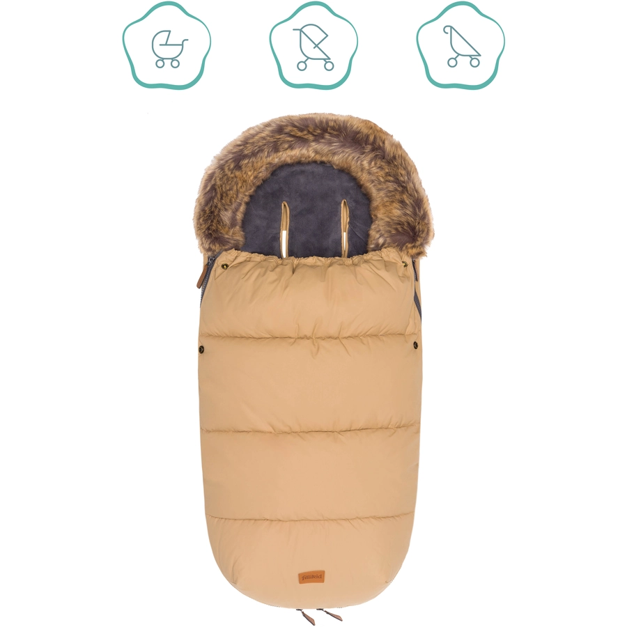 fillikid Winterfußsack Manaslu Polyester cappuccino