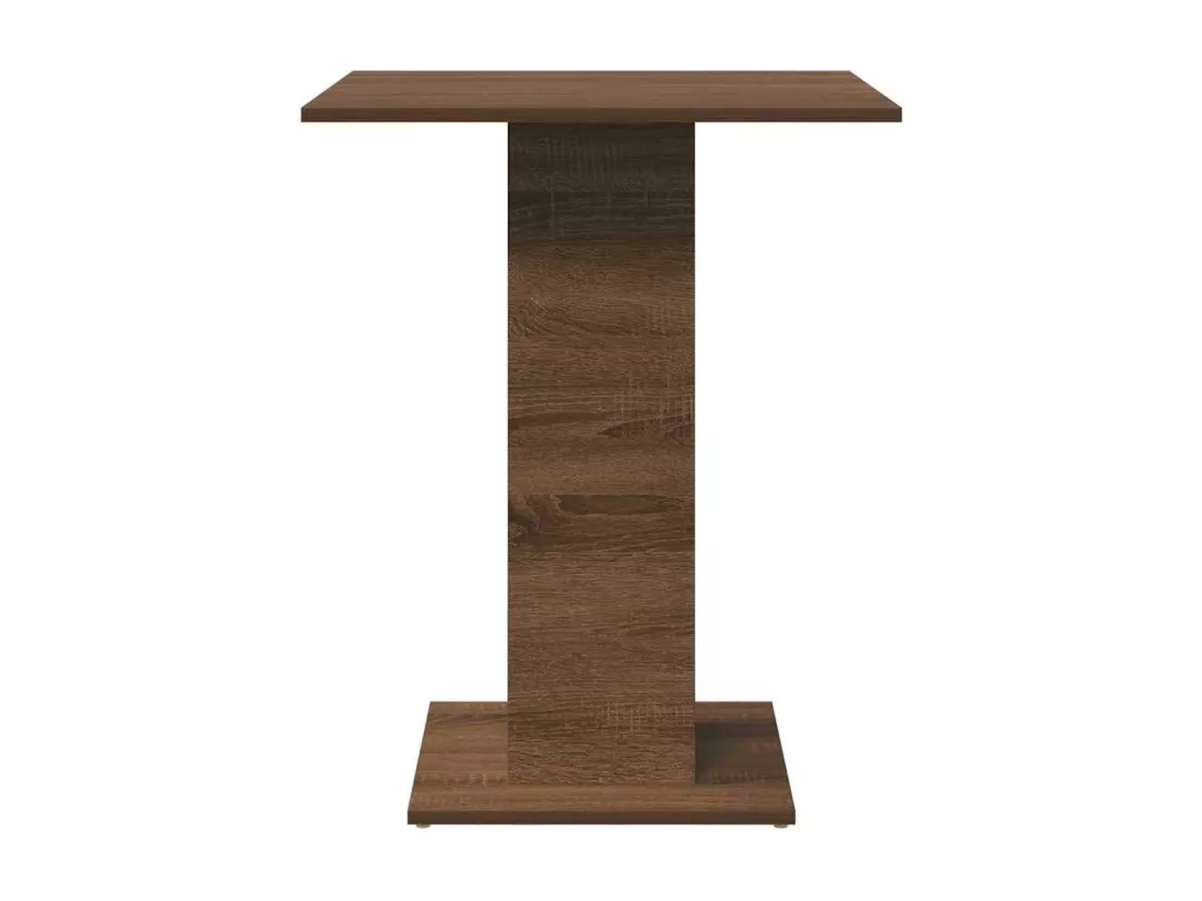 Table de bistro Chêne marron 60x60x75 cm Bois d'ingénierie