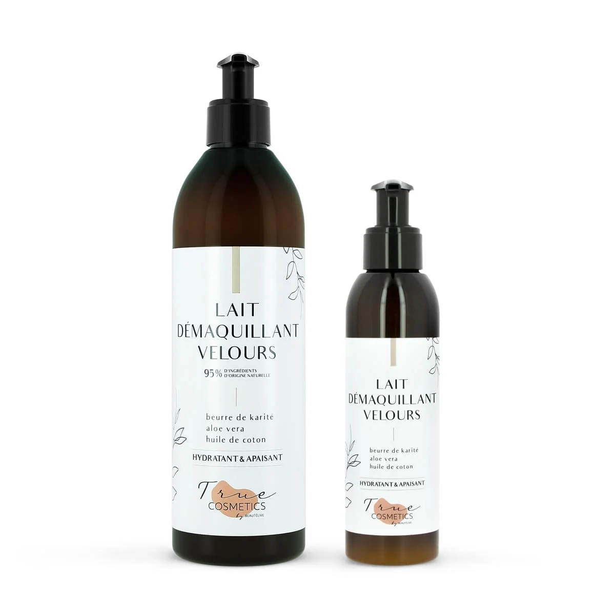 Lait Démaquillant Velours True Cosmetics 150ml