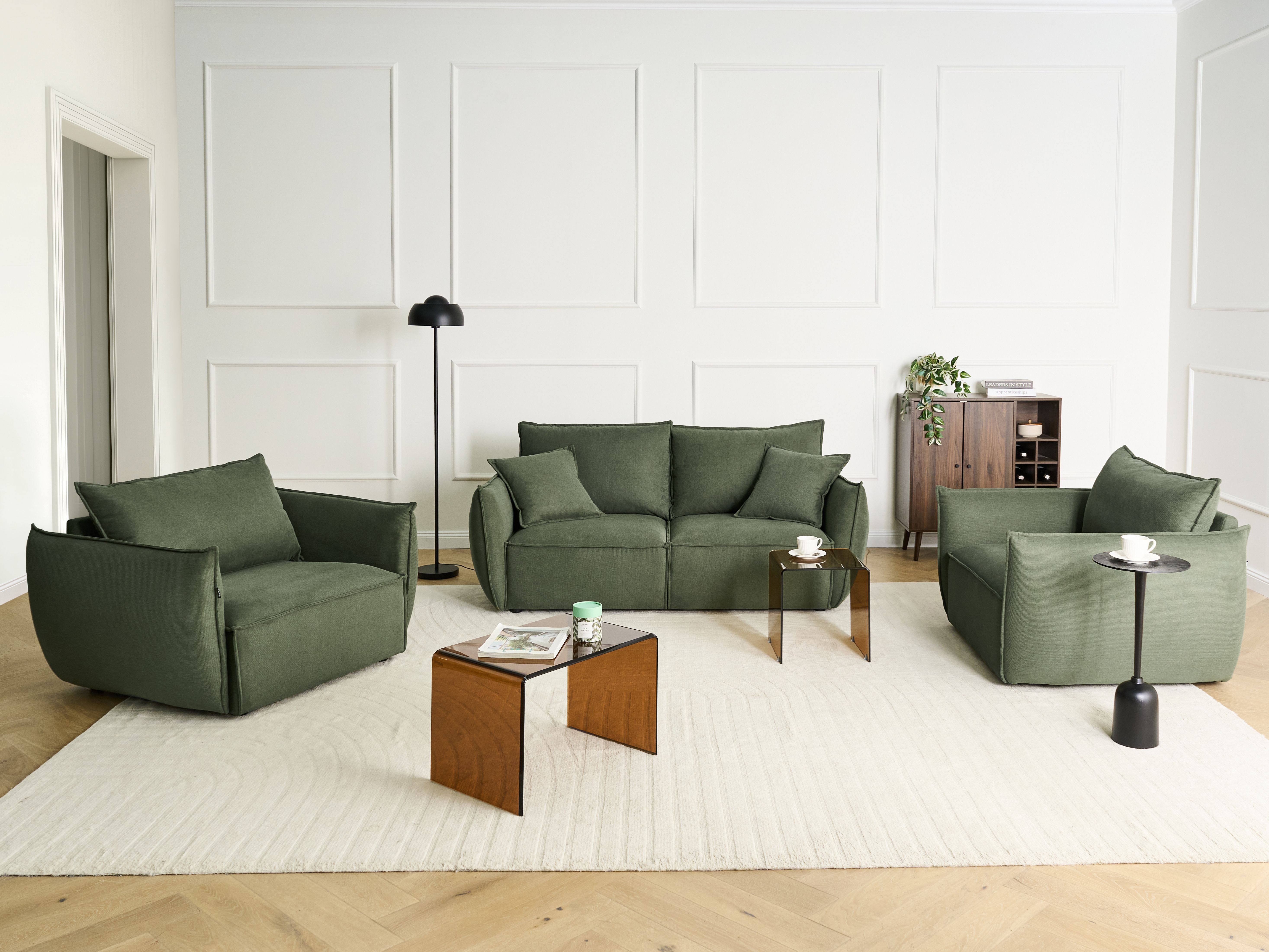 Fauteuil KUNES Stof Groen