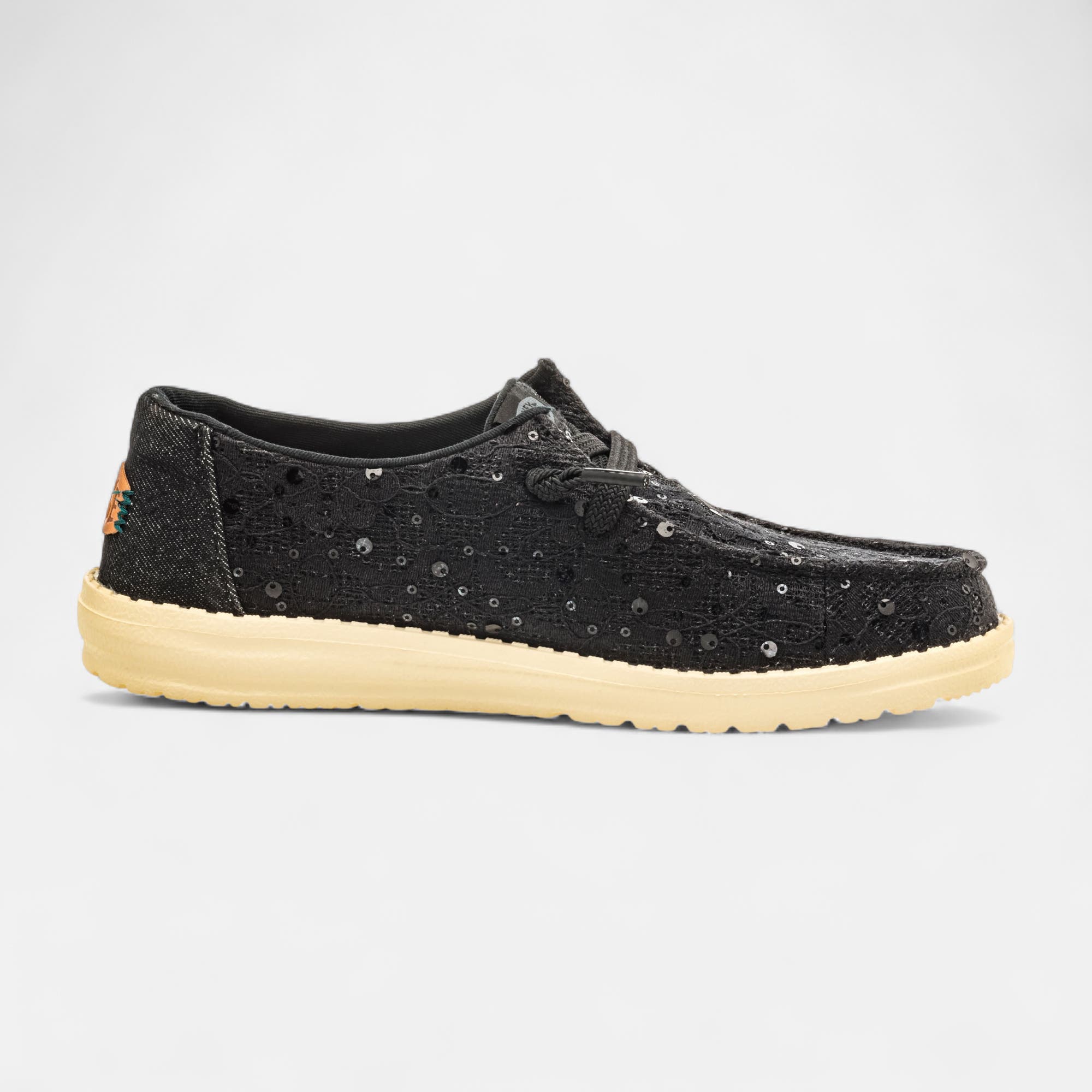 Baskets en toile Femme noir