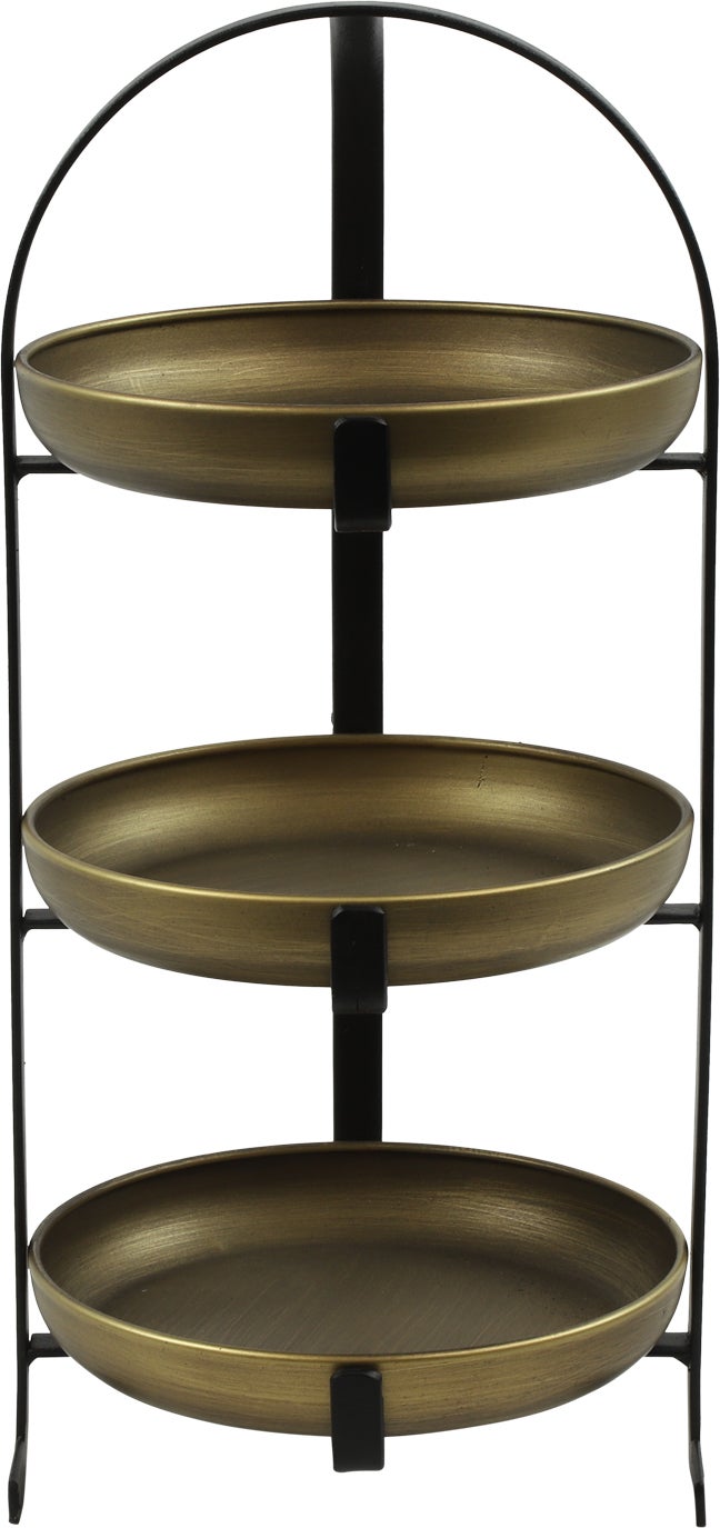 Countryfield etagère Ella messing D 22 H 45 cm