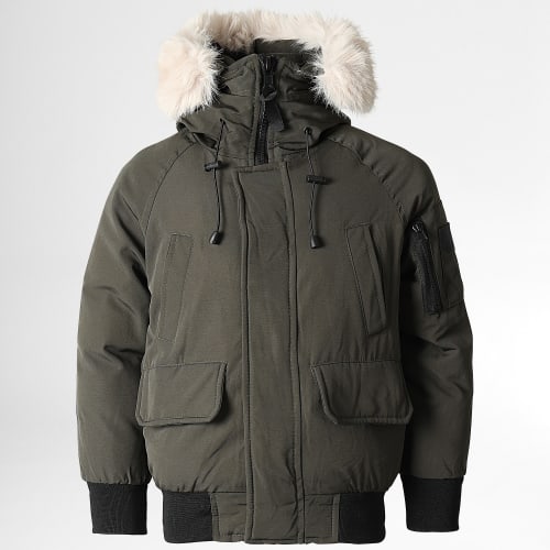 Parka Fourrure Enfant FD901 Vert Kaki