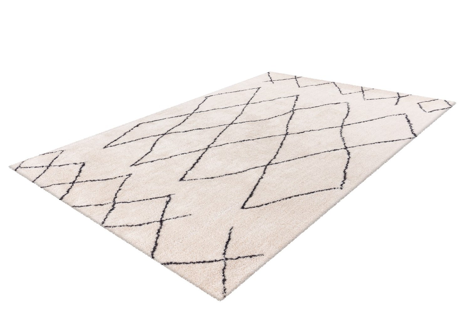 Hoogpolig tapijt Oasisic Ivory 25 mm Modern 120 x 170 cm