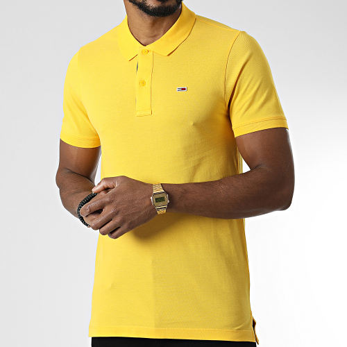 Polo Manches Courtes Slim Placket 5940 Jaune