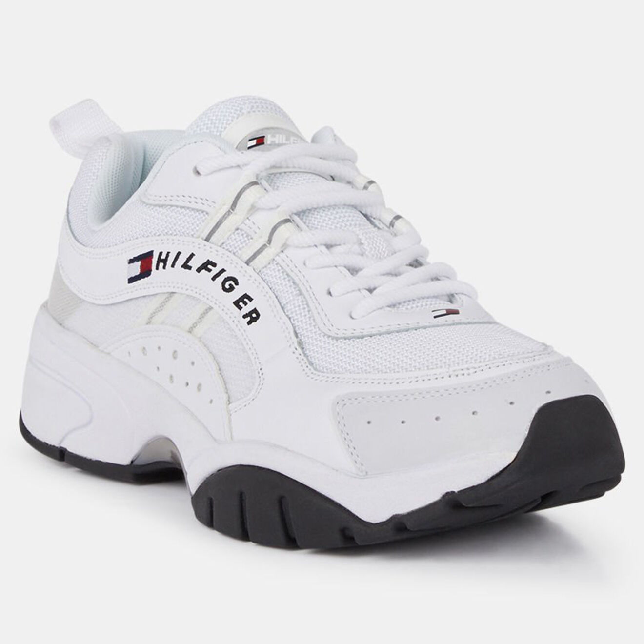 Tommy Hilfiger Baskets en Cuir Runner blanches