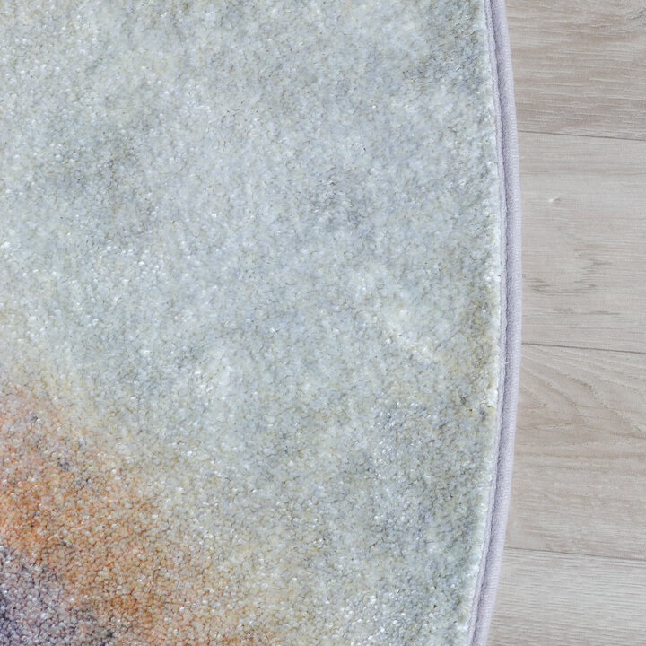 Rond design vloerkleed - Lunara Paars