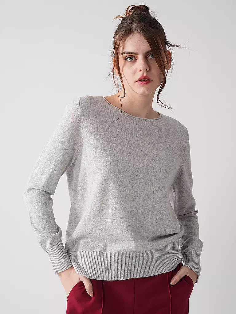 KATESTORM Kaschmirpullover  hellgrau