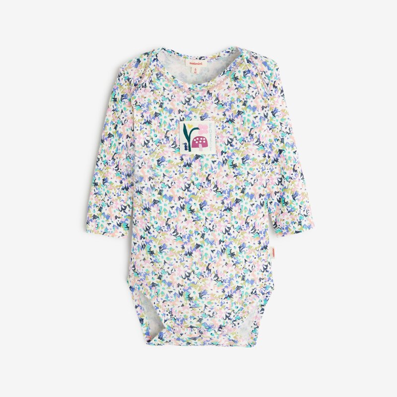 Body bébé fille semis fleuris blanc Catimini Blanc