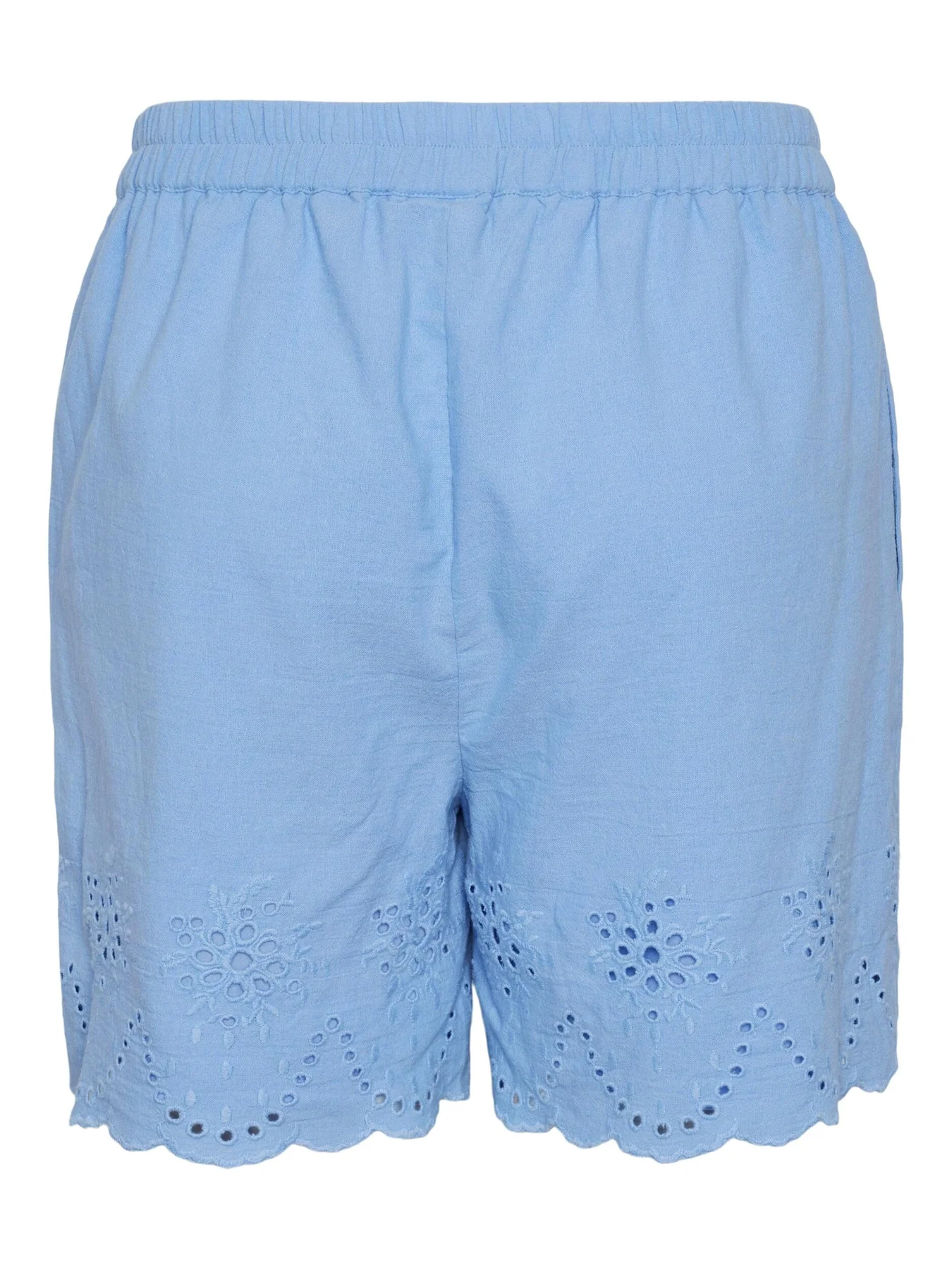 Pieces Pcalmina Embroidery Shorts 4486667 hydrangea