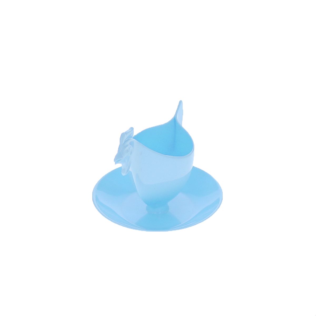 Coquetier poule en plastique bleu ciel Le petit Souk