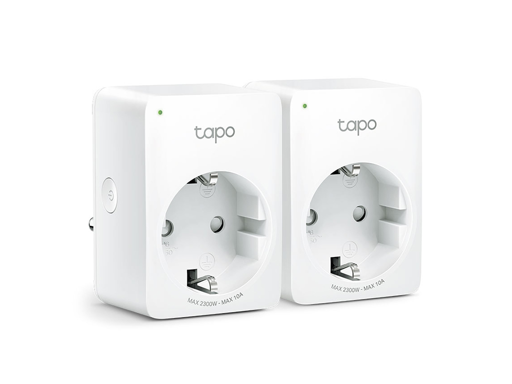 TOMADA SMART TP-LINK 2300W 10A TAPO-P100 PACK 2