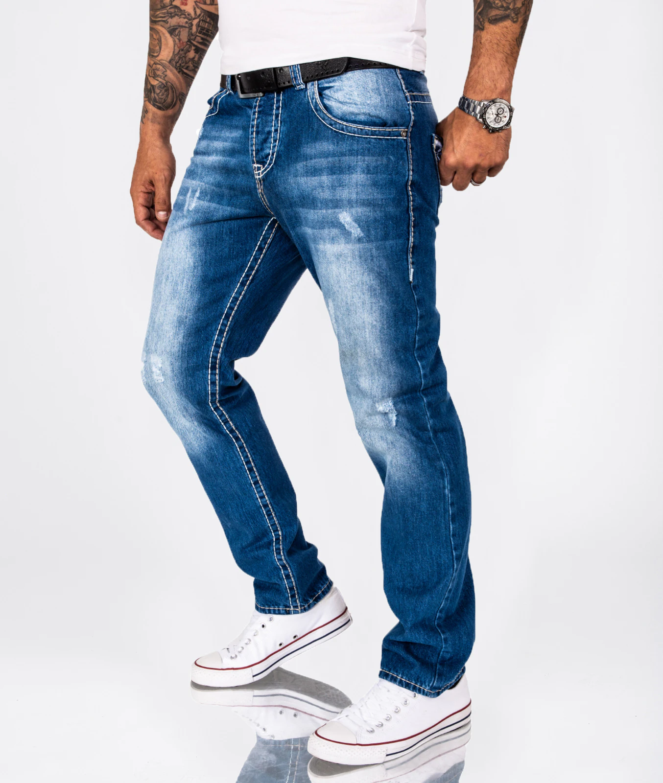 Rock Creek Jeans Straight-Cut