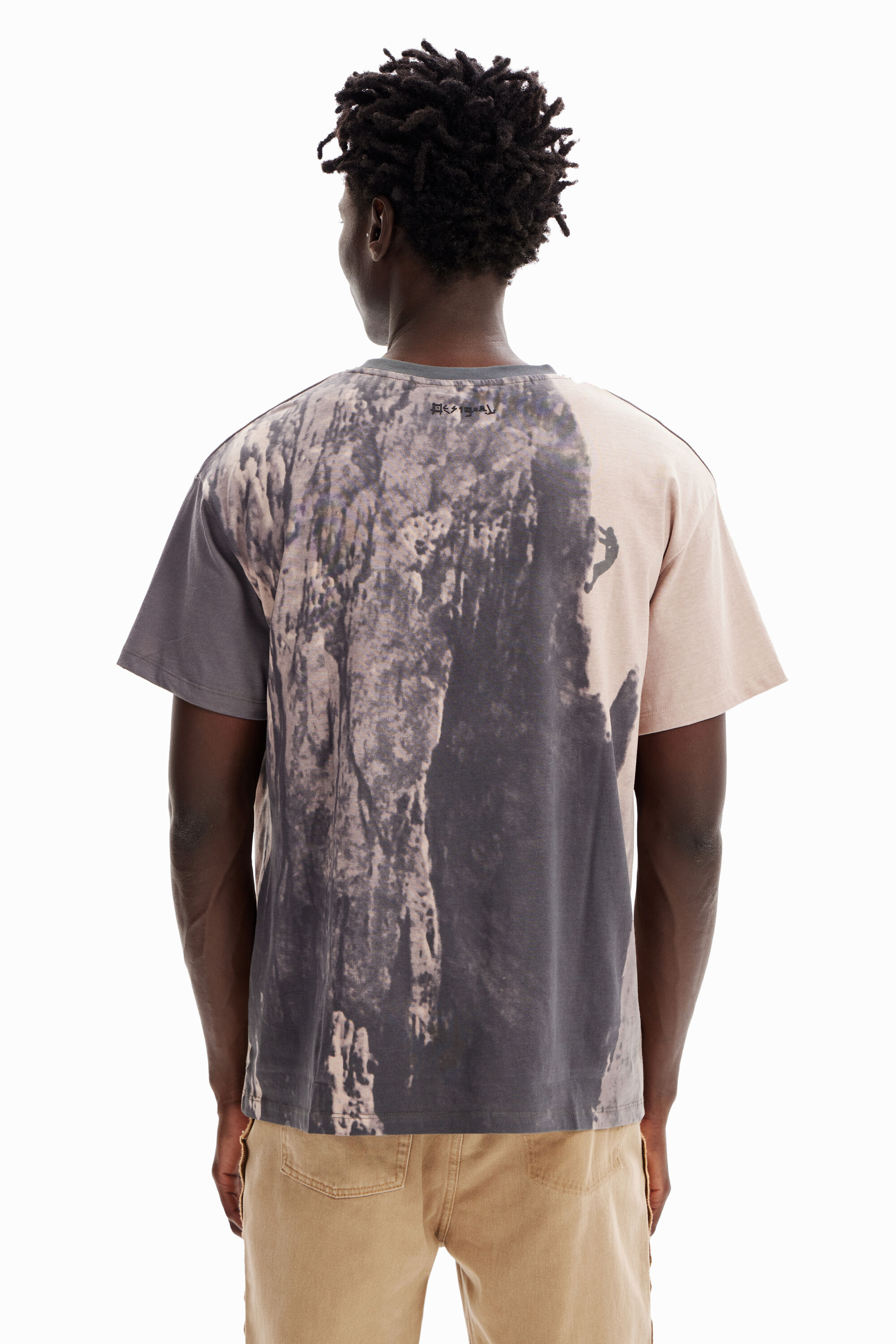 T-shirt oversize montagne