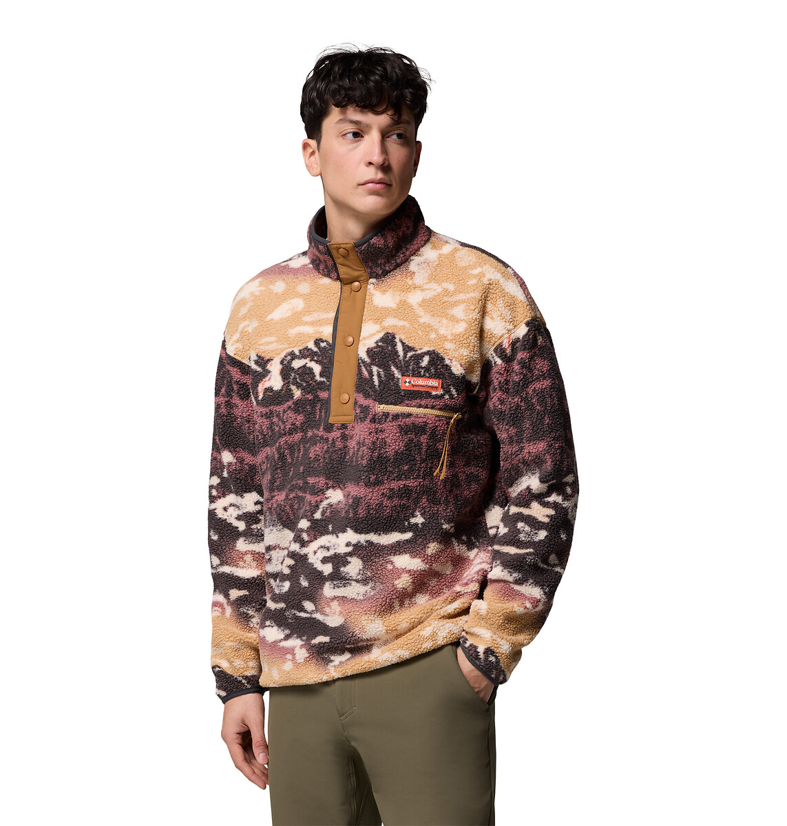 COLUMBIA<br>Fleet com gola alta Helvetia Pintado Meio