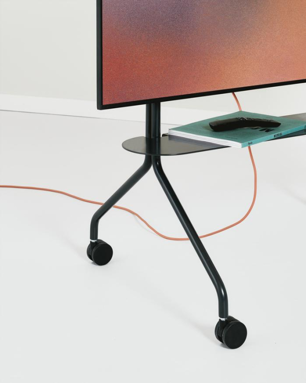 Pedestal Pipe plank rond tv-accessoire Charcoal