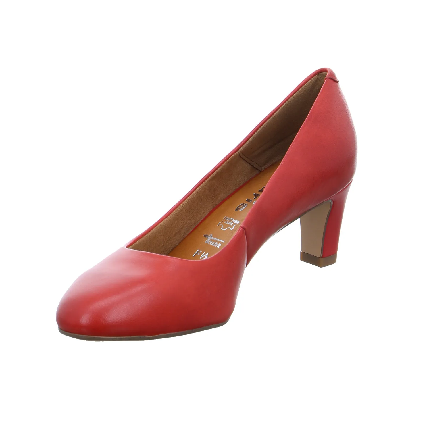 TAMARIS Pumps Rot Leder