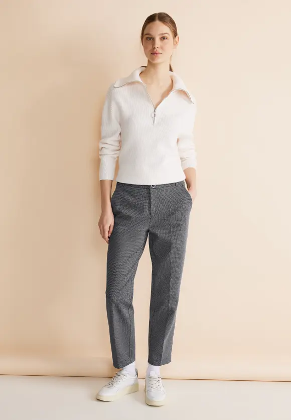 Casual Fit Chinohose - deep blue