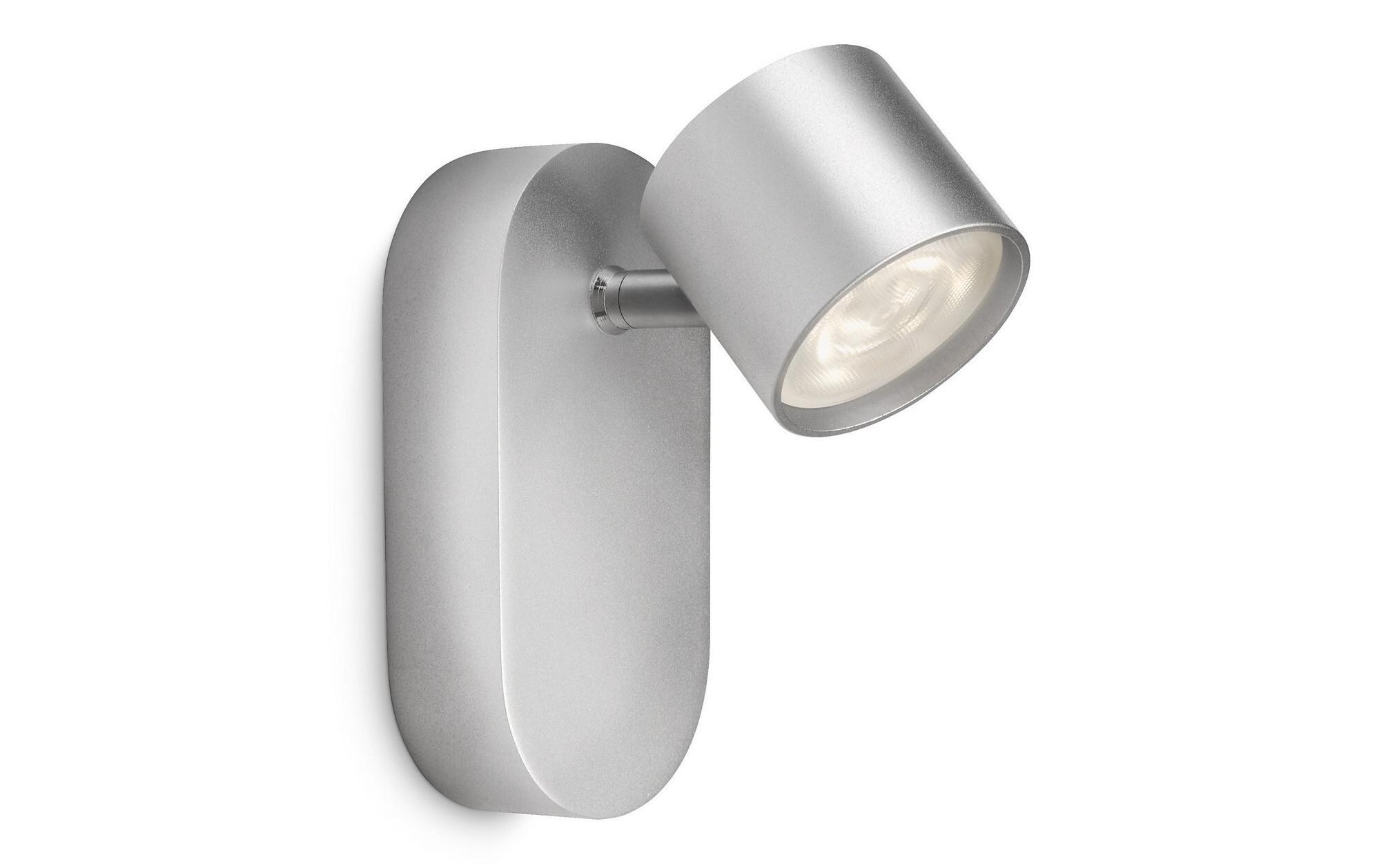 Aufbauspot Star, 4.5 W, 500 lm, 2700 K, SilberAufbauleuchte mit beweglichem Leuchtenkopf