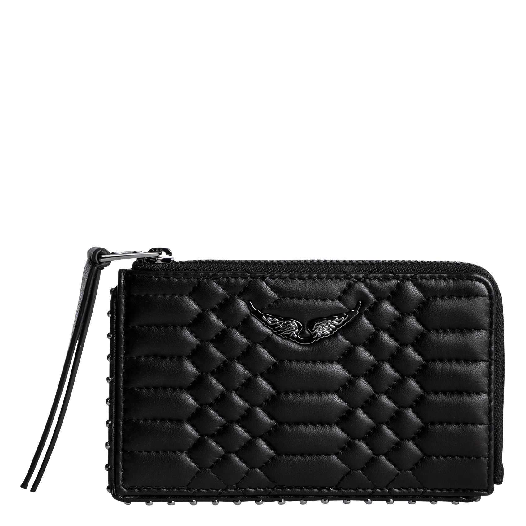ZV CARD - Porte-cartes en cuir | Noir
